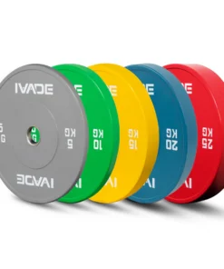 แผ่นน้ำหนัก 5-25 กิโล x 2 แผ่น COLOR BUMPER (รูขนาด 2 นิ้ว) รุ่น MD