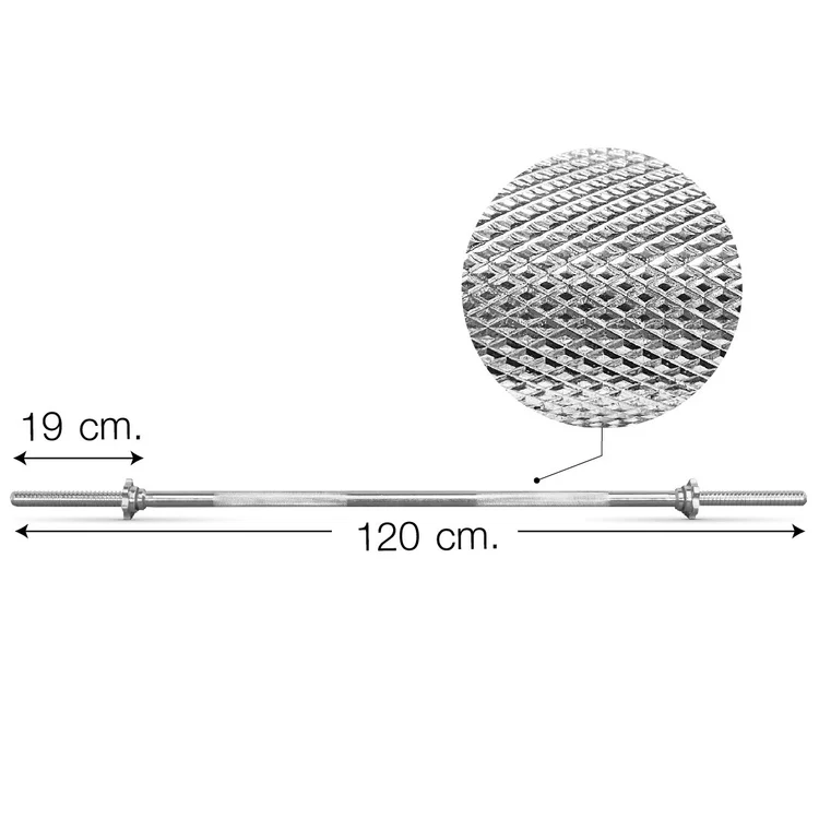 IRONTEC บาร์เบล 120CM (แกน 1 นิ้ว) นวัตกรรมอุปกรณ์เพื่อการเสริมสร้างสุขภาพในครัวเรือน - Image 3