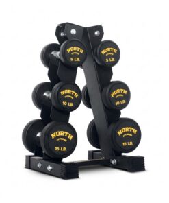 North Fitness รุ่น DVR 15 ดัมเบลหุ้มยาง คุณภาพสูงสำหรับโฮมยิม