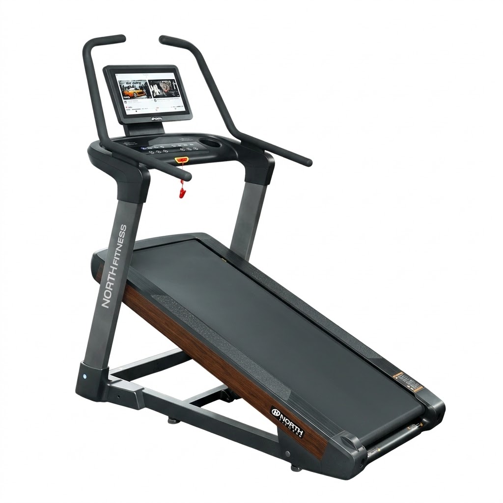 ลู่วิ่งไฟฟ้า North Fitness รุ่น MAX 42T INCLINE ซ้อมวิ่งเทรลเสมือนจริง
